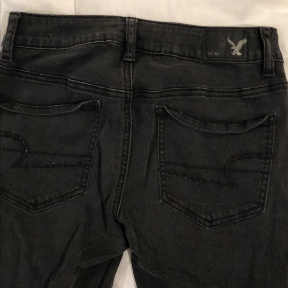 American Eagle Black Jeggings EUC 6